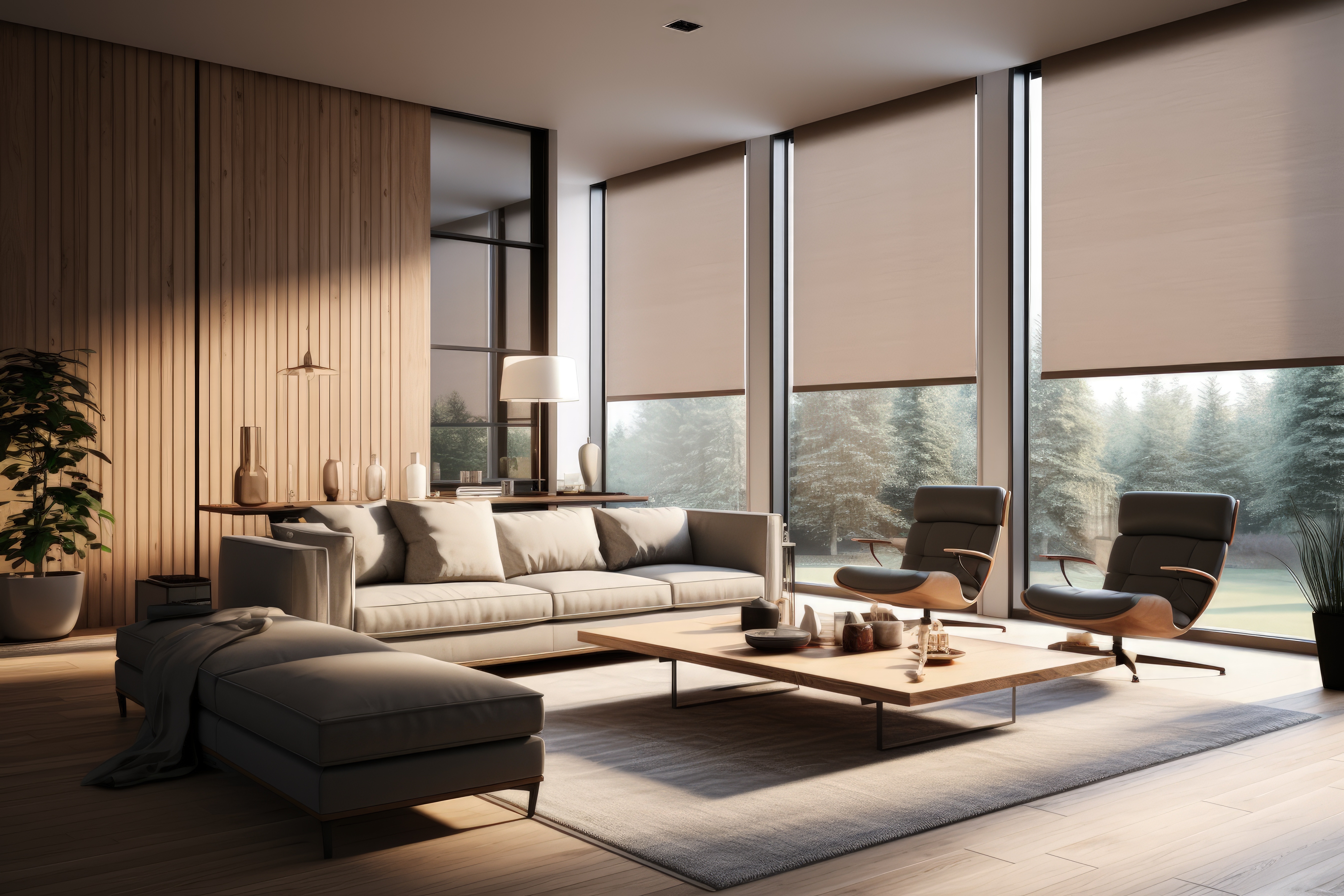 Beautiful installed blinds